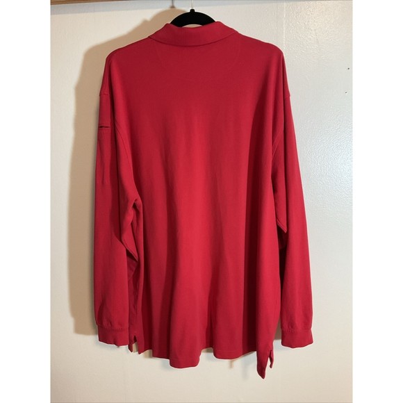 5.11 Tactical Men’s XL Long Sleeve Polo Shirt Red Performance Uniform - Picture 9 of 10